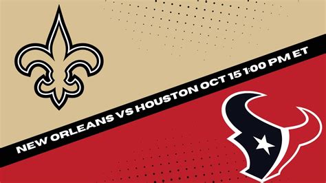 New Orleans Saints Vs Houston Texans Prediction And Picks NFL Picks