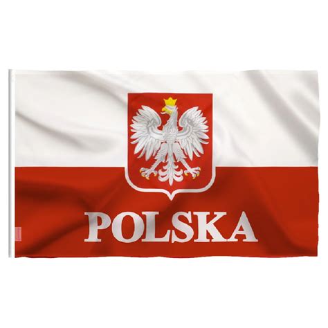 3X5 Stara Polska Flaga Polskie Flagi Bia Y Orze Ue Kryty Odkryty 90