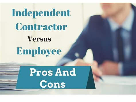 Independent Contractor Vs Employee Pros And Cons Melecia At Home