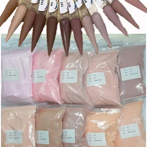 Polvo Acr Lico Para U As Nude 10 Colores Cristal Rosa Marr N Extensi N