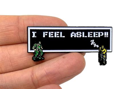 Metal Gear For Nes I Feel Asleep Pin Or Magnet Etsy