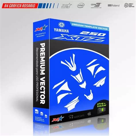 Vector Para Diseño De Calcos Y Plotter Yamaha Xtz 250