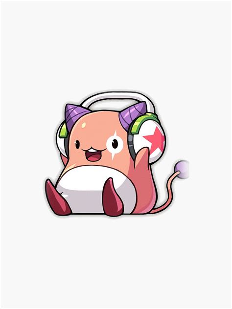 Pink Bean Sticker For Sale By Lsungho Redbubble