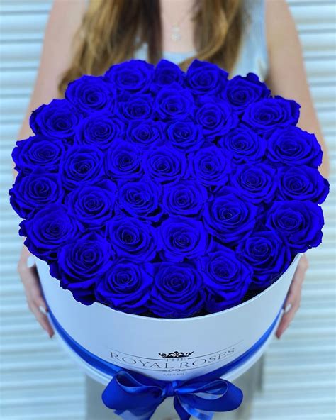 The Royal Roses on Instagram: “Royal Blue Roses from Royal Roses💙 One of our most beautiful ...