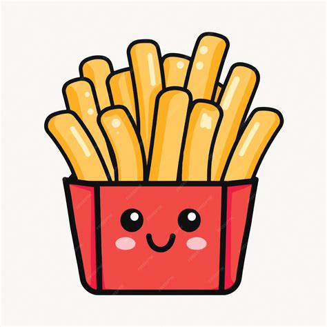 french fries cartoon 8