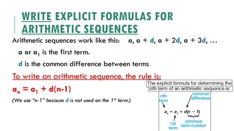 Explicit Formulas Sequences Lesson Ppt Download