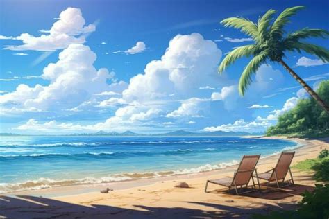 Anime Beach Stock Photos, Images and Backgrounds for Free Download