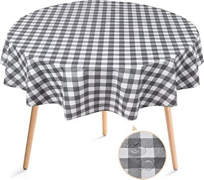 Amazon Exquisite Pack Premium Round Plastic Checkered Bbq