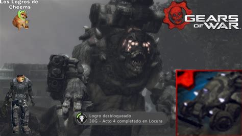 Gears Of War Logr Acto Completado En Locura Explicado Por Cheems