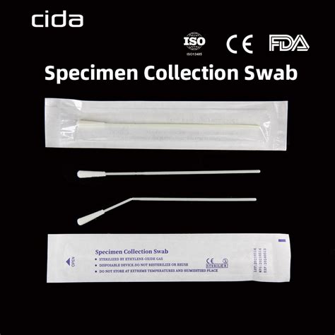 Laboratory Disposable Sterile Nylon Flocked Specimen Collection Swab