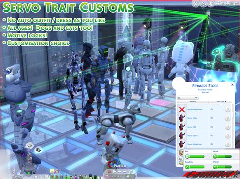 Servo Lifestate Customs - The Sims 4 Mods - CurseForge