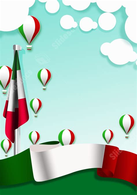 Italys Republic Day Celebrations In The Skies Page Border Background