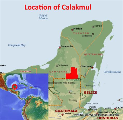 Calakmul Map