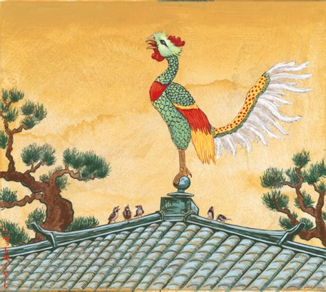 A Yokai A Day Hou Ou 今日の妖怪：鳳凰