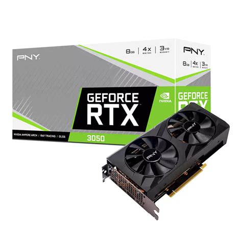 Pny Geforce Rtx 3050 8gb Verto Dual Fan Graphics Card Bermor Techzone