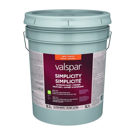 VALSPAR SIMPLICITY Simplicity Base A Satin Ultra White Tintable Paint