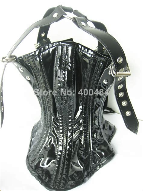 Female Head Harness Sex Slave Face Mask Restraint Hoods Gear Pleasure