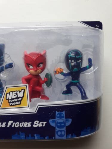 Pj Masks Collectible Piece Figure Set Catboy Owlette Gekko Romeo