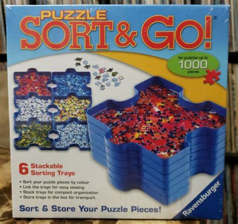 Ravensburger Puzzle Sort And Go Jigsaw Accessory Stackable Sorting