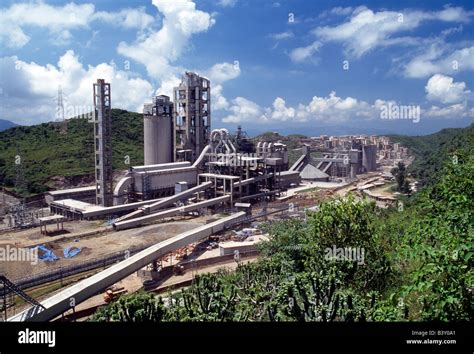 Cement Plant In Darlaghat Himachal Pradesh India Stock Photo Alamy