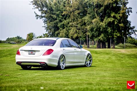 Mercedes Benz W222 S550 On Vossen CV7 Wheels BENZTUNING