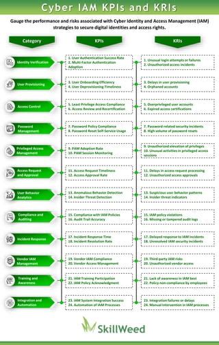 Cyber Iam Kpis And Kris Pdf