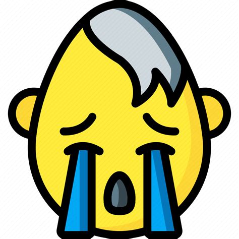 Cry Emo Emojis Emotion Goth Sad Smiley Icon Download On Iconfinder