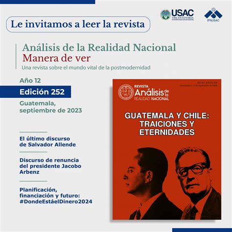 Revista Análisis De La Realidad Nacional 252 Ipnusac