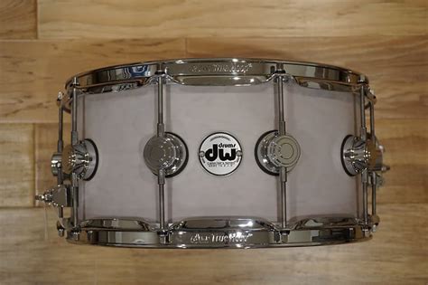 Dw Collector S Series 6 5x14 Pure Cherry Hvlt Snare Drum In Reverb