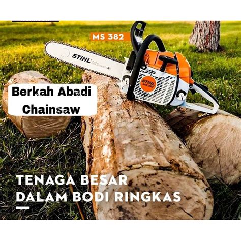 Jual MESIN CHAINSAW SENSO MS 382 STIHL ORIGINAL KOMPLIT FULL SET