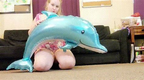 Mylar Dolphin Humping And Popping Fetish By Illianna