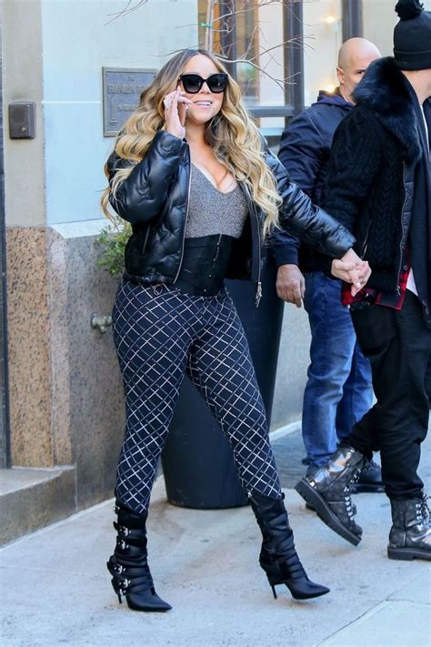 Mariah Carey Street Style Nyc Mariah Carey Outfits Mariah Carey