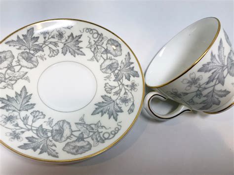 Wedgwood Teacup And Saucer Wildflower Pattern Wedgwood Wildflower