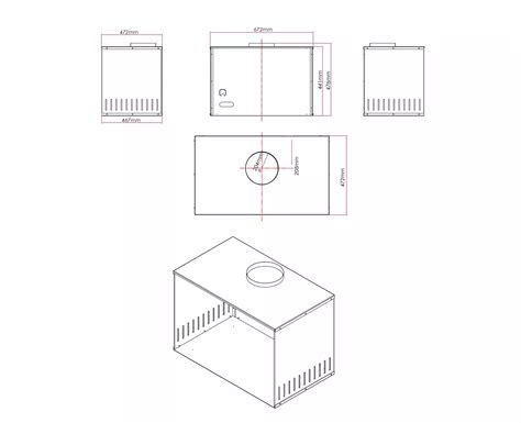 Heat Glo I25 X Freestanding Fireplace Corner