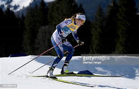 Ebba Andersson Of Sweden Competes During The Womens Cross Country 10