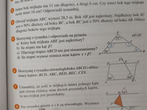 Proszę o pomoc w zadaniu 6 Na szybko proszę o obliczenia Brainly pl