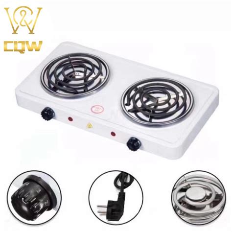 CQW NO1 2000w Electric Double Burner Hot Plate Heating Cooking Stove Portable Dorm Shopee