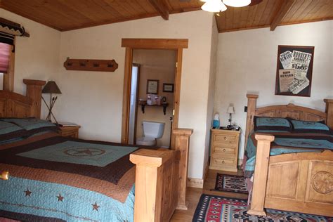 Big Bend Cabins | The Bank Room - Ten Bits Ranch | Cowboy Inn