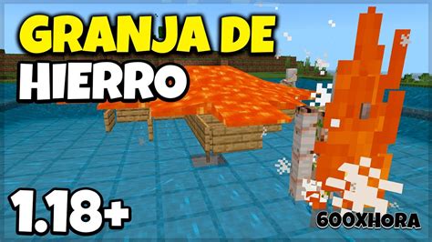 Minecraft Bedrock Granja De Hierro 1 18 🔥 Pe Xbox Ps4 Switch