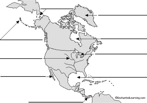 Label Landforms Week 15 North America Geography North America Continent World Geography