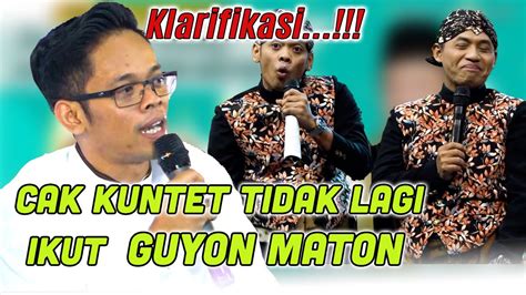 Klarifikasi Cak Percil Kenapa Cak Kuntet Tidak Lagi Ikut Guyon