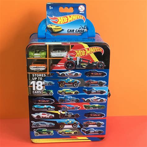 Plechov Kuf K Na Aut Ek Hot Wheels Modr Aukro