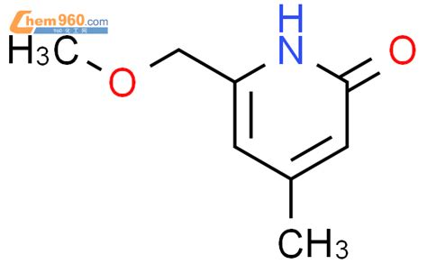 6633 56 3 6 methoxymethyl 4 methyl 1H pyridin 2 one化学式结构式分子式mol