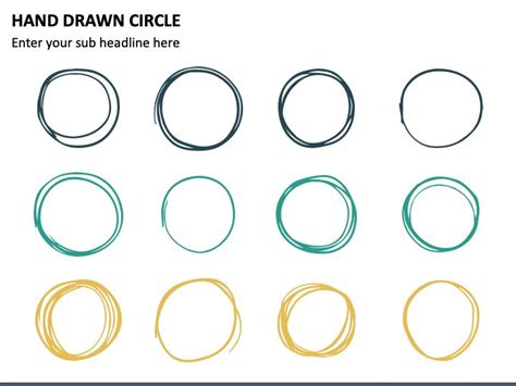 hand drawn circle shapes in different colors