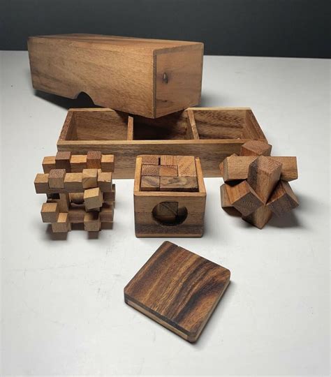 D Wooden Cube Puzzles