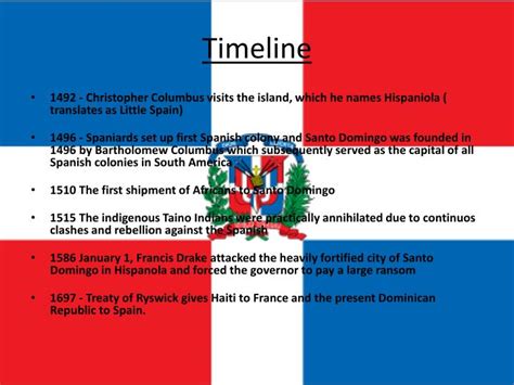 PPT - Dominican Republic Timeline PowerPoint Presentation - ID:1909369