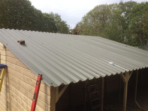 Potting Shed Roof Onduline The Wooden Workshop Oakford Tiverton