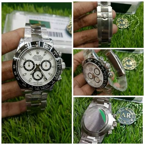 Jual JAM TANGAN PRIA ROLEX DAYTONA ARF CRONO AKTIF AUTOMATIC SWISS