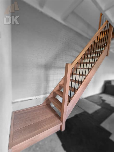 Soorten Houten Trappen Modellen Eiken Bordestrap Met Bovenkwart