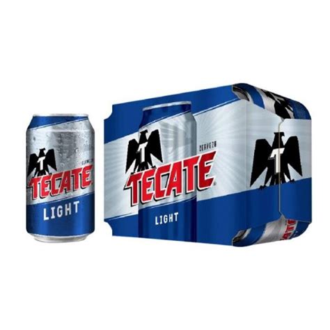 Cerveza clara Tecate light 12 latas de 355 ml c u Envío gratis a